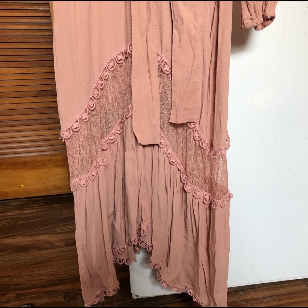 For Love and Lemons Lilou Midi Dress Sz S FL&L EUC - Picture 10 of 16